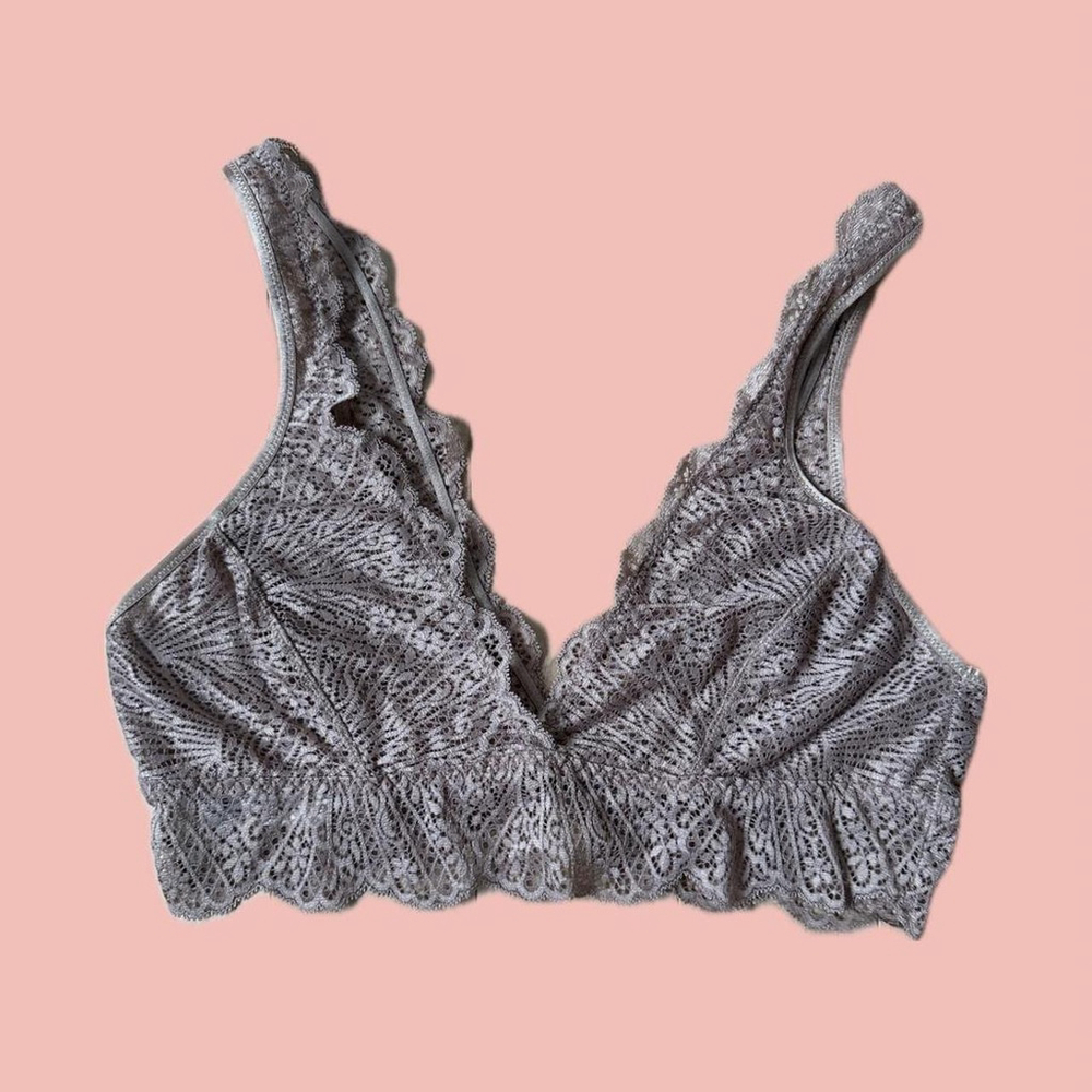 🧡 2 for 10$ Aritzia Wilfred Lace Bralette - Beige Nude - Size M